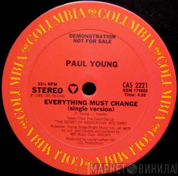  Paul Young  - Everything Must Change