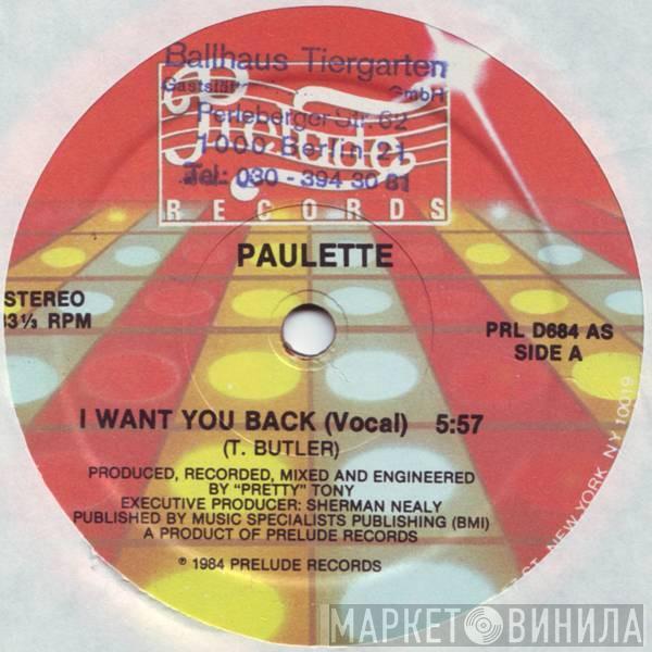  Paulette  - I Want You Back