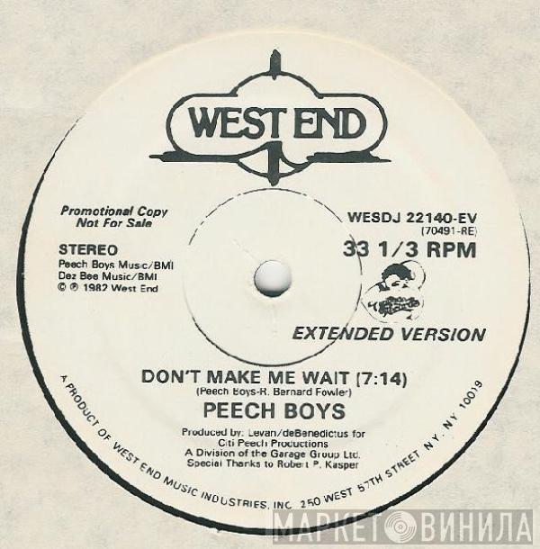  Peech Boys  - Don't Make Me Wait