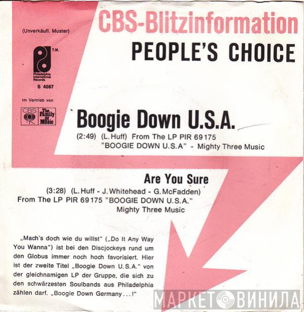 People's Choice - Boogie Down U.S.A. / Are You Sure