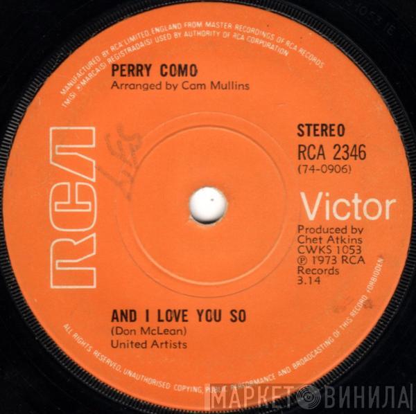 Perry Como - And I Love You So