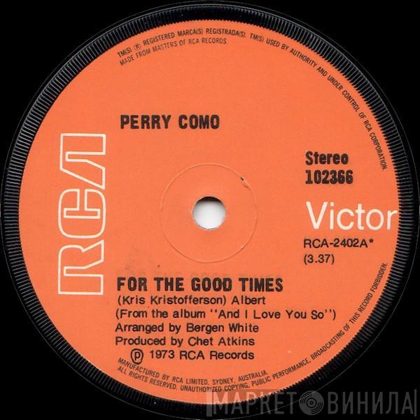  Perry Como  - For The Good Times