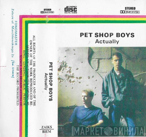  Pet Shop Boys  - Actually