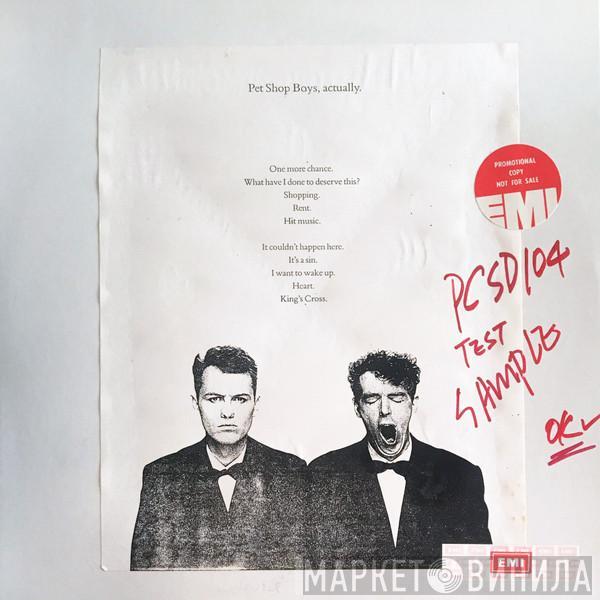  Pet Shop Boys  - Actually