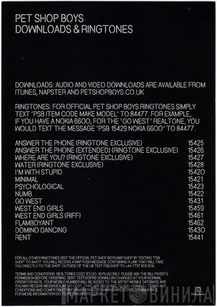  Pet Shop Boys  - Answer The Phone