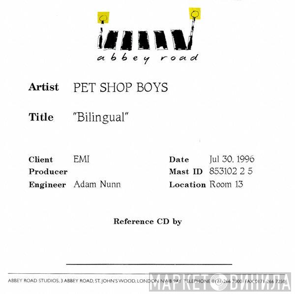  Pet Shop Boys  - Bilingual