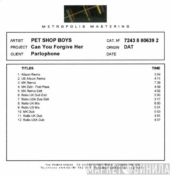  Pet Shop Boys  - Can You Forgive Her