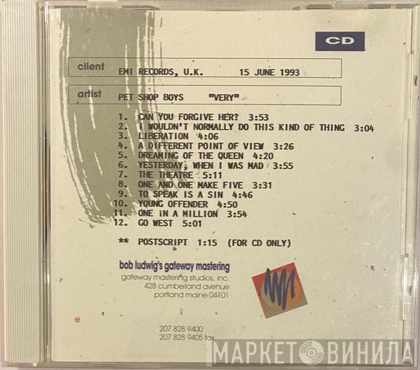  Pet Shop Boys  - Very