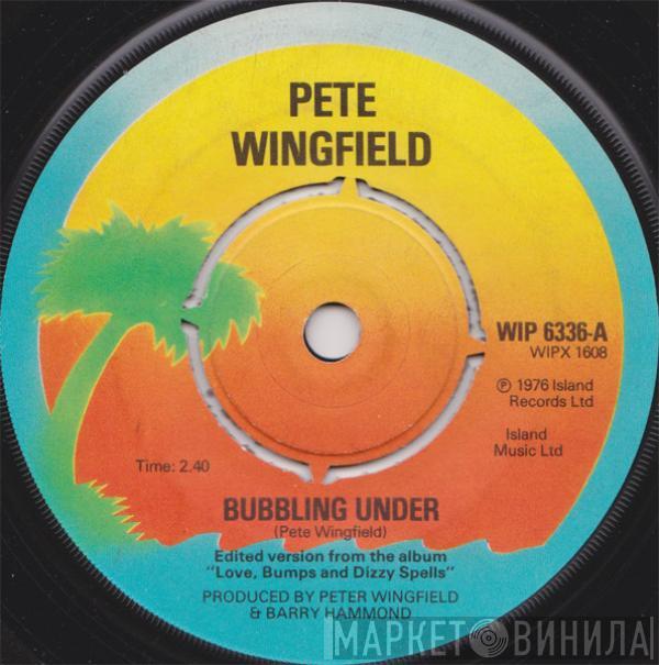 Pete Wingfield - Bubbling Under