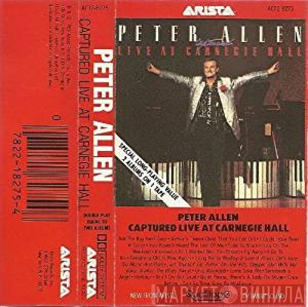  Peter Allen  - Captured Live At Carnegie Hall