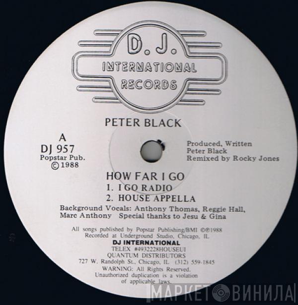 Peter Black  - How Far I Go