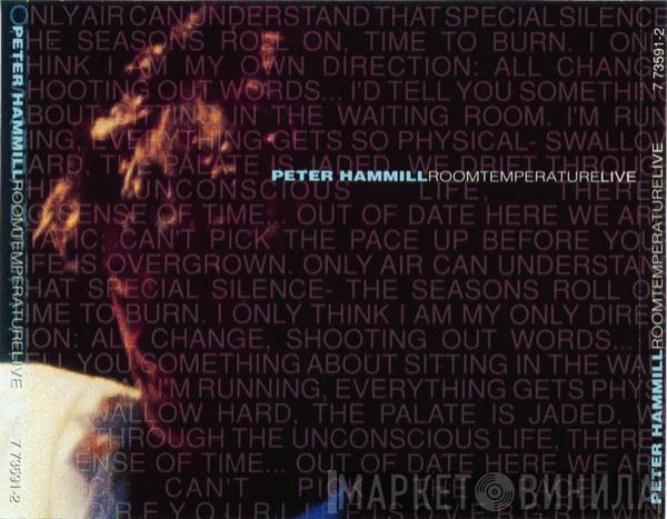 Peter Hammill - Room Temperature Live