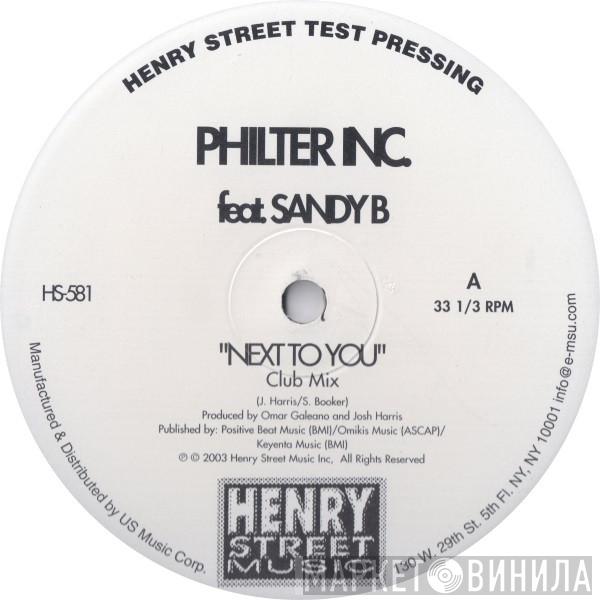 Philter Inc., Sandy B - Next To You