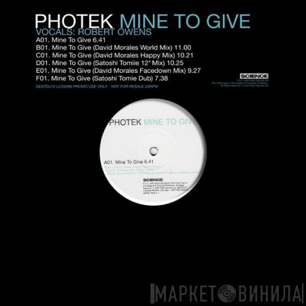 Photek - Mine To Give