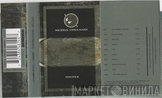  Photek  - Modus Operandi