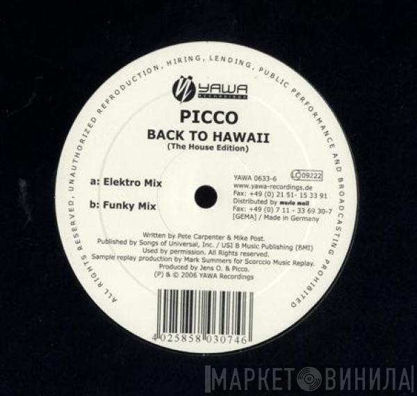 Picco - Back To Hawaii (The House Edition)