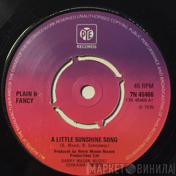 Plain & Fancy - A Little Sunshine Song
