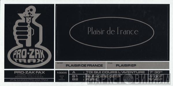 Plaisir De France - Plaisir EP