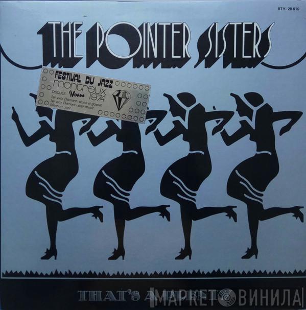Pointer Sisters - That's A Plenty