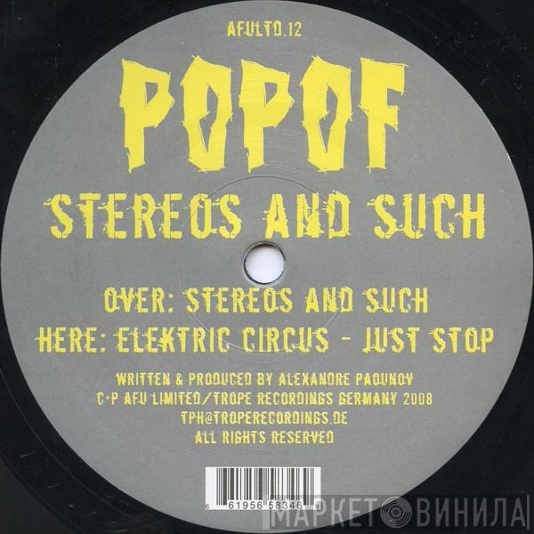 Popof - Stereos And Such