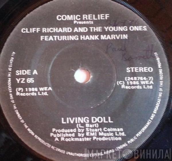 Presents Comic Relief And Cliff Richard Featuring The Young Ones  Hank Marvin  - Living Doll