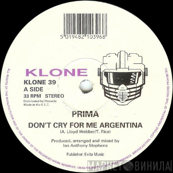 Prima  - Don't Cry For Me Argentina / I'm Coming To You