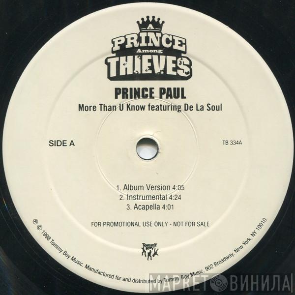 Prince Paul - More Than U Know