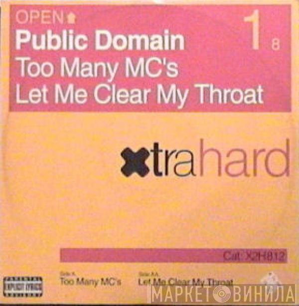  Public Domain  - Too Many MC's / Let Me Clear My Throat