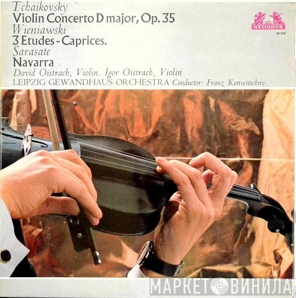 Pyotr Ilyich Tchaikovsky, Henryk Wieniawski, Pablo de Sarasate, David Oistrach, Igor Oistrach - Violin Concerto D Major, Op. 35 / 3 Etudes-Caprices / Navarra