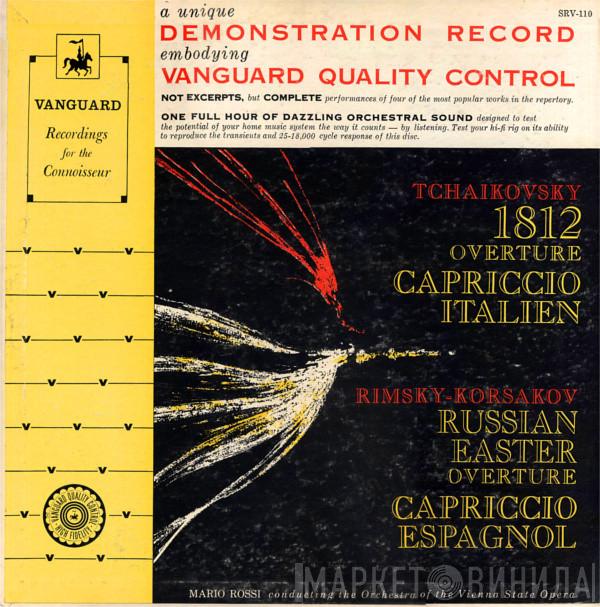 Pyotr Ilyich Tchaikovsky, Nikolai Rimsky-Korsakov, Mario Rossi , Orchester Der Wiener Staatsoper - 1812 Overture, Capriccio Italien / Russian Easter Overture, Capriccio Espagnol