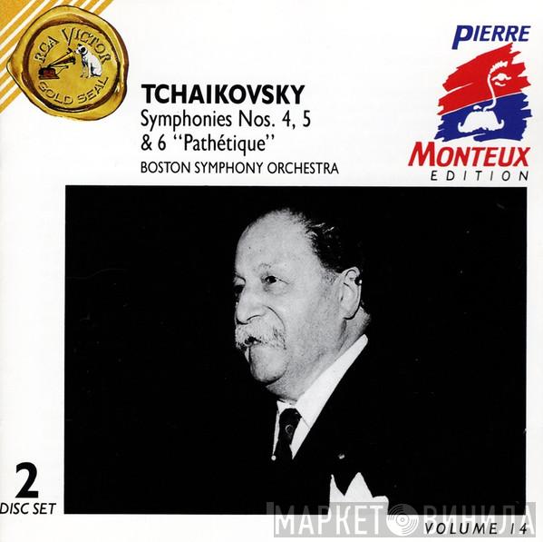 , Pyotr Ilyich Tchaikovsky , Boston Symphony Orchestra  Pierre Monteux  - Symphonies Nos. 4, 5 & 6 "Pathétique"