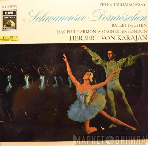 , Pyotr Ilyich Tchaikovsky , Philharmonia Orchestra  Herbert von Karajan  - Schwanensee - Dornröschen - Ballett-Suiten