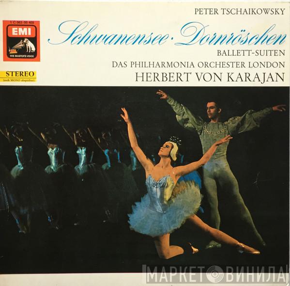 , Pyotr Ilyich Tchaikovsky , Philharmonia Orchestra  Herbert von Karajan  - Schwanensee - Dornröschen - Ballett-Suiten