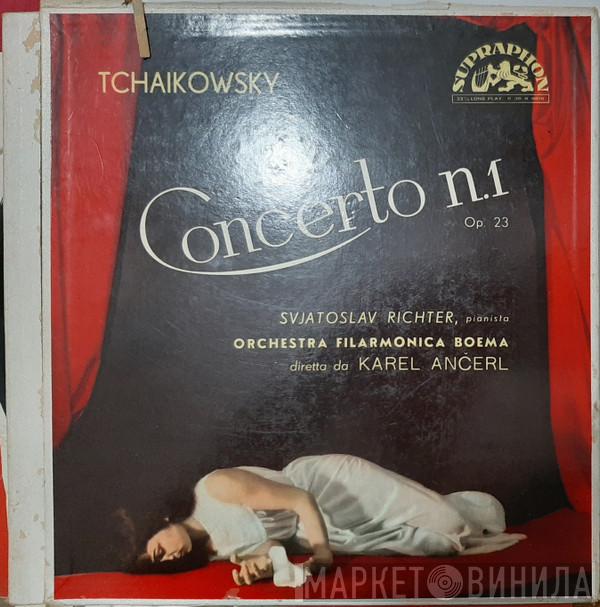 , Pyotr Ilyich Tchaikovsky Pianista Sviatoslav Richter Diretta Da The Czech Philharmonic Orchestra  Karel Ančerl  - Concerto N. 1 Op. 23