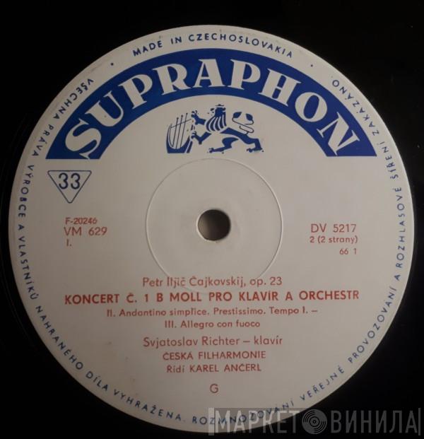 - Pyotr Ilyich Tchaikovsky , Sviatoslav Richter , The Czech Philharmonic Orchestra  Karel Ančerl  - Koncert Č. 1, B-Moll Pro Klavír A Orchestr