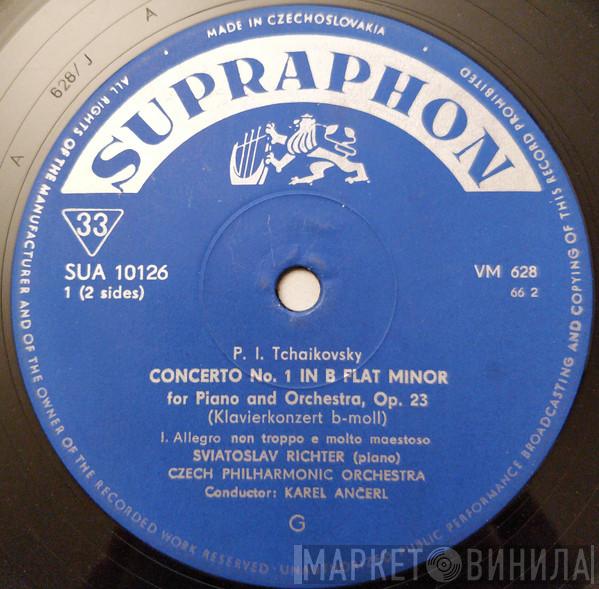 , Pyotr Ilyich Tchaikovsky , The Czech Philharmonic Orchestra  Sviatoslav Richter  - Pianoconcert Nr. 1 In Bes Kl. T. Op. 23