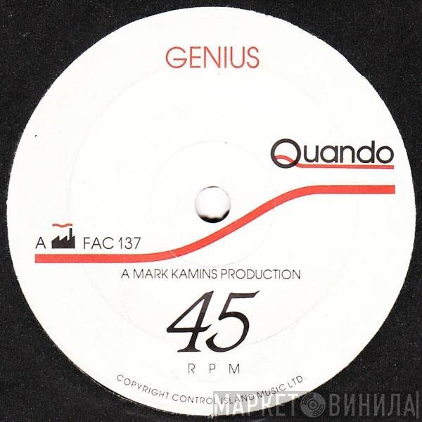  Quando Quango  - Genius / This Feeling