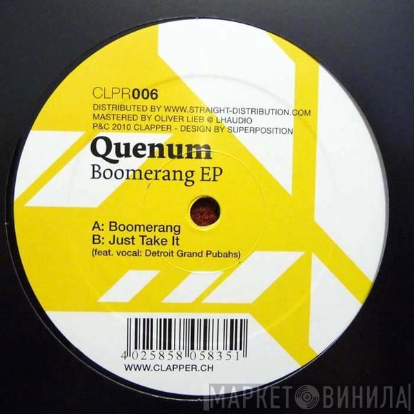 Quenum - Boomerang EP