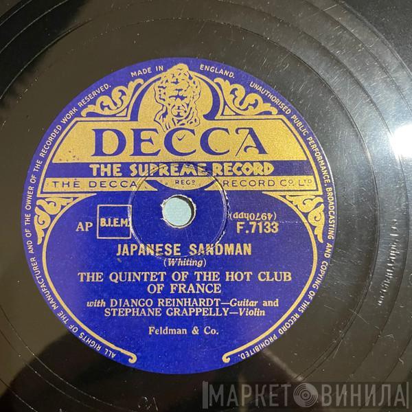 Quintette Du Hot Club De France Django Reinhardt Stéphane Grappelli  - Japanese Sandman / Twelfth Year