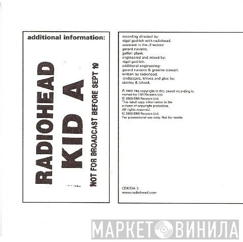  Radiohead  - Kid A