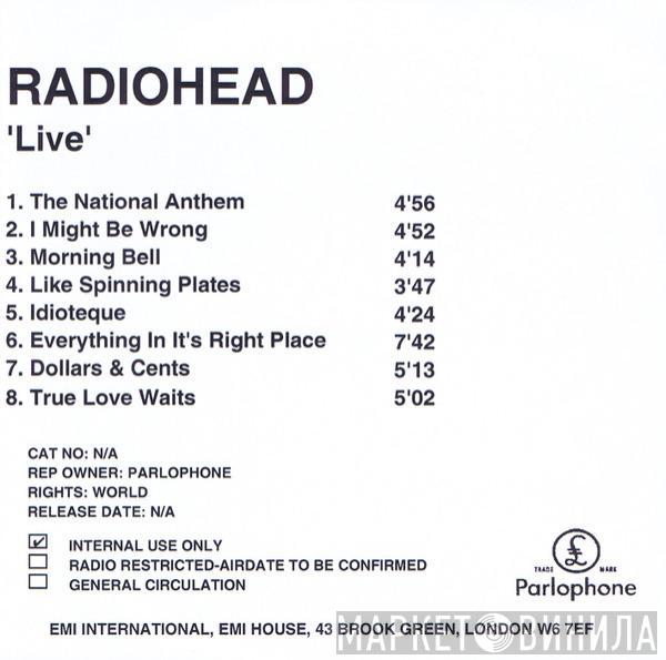  Radiohead  - Live