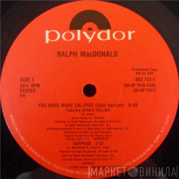 Ralph MacDonald - You Need More Calypso