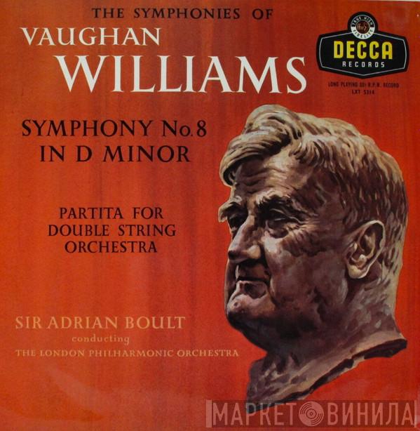 Ralph Vaughan Williams, Sir Adrian Boult, The London Philharmonic Orchestra - Symphony No. 8 In D Minor / Partita For Double String Orchestra