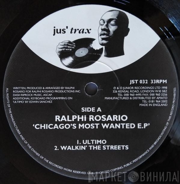 Ralphi Rosario - Chicago's Most Wanted E.P
