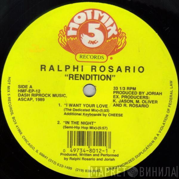 Ralphi Rosario - Rendition