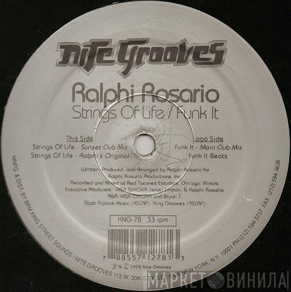Ralphi Rosario - Strings Of Life / Funk It