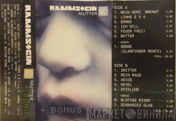  Rammstein  - Mutter + Bonus