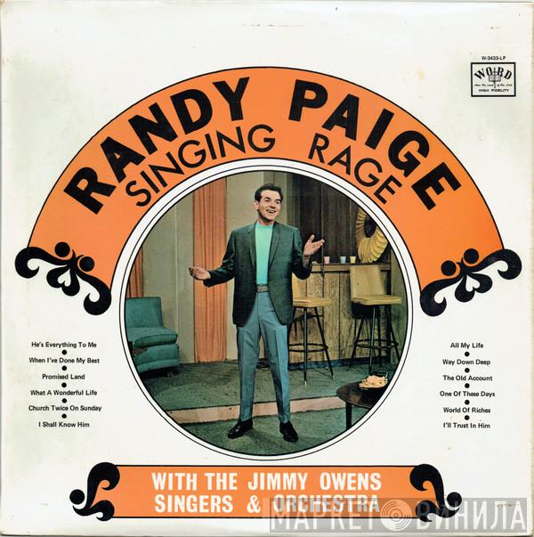 Randy Paige, Jimmy Owens Singers And Orchestra - Singing Rage