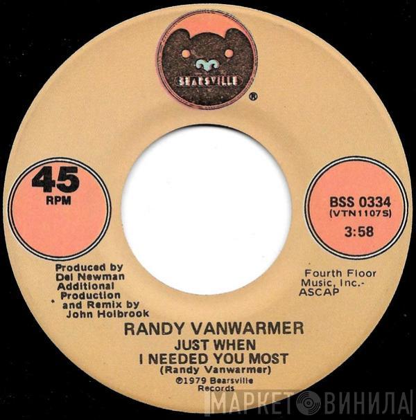  Randy Vanwarmer  - Just When I Needed You Most / Your Light