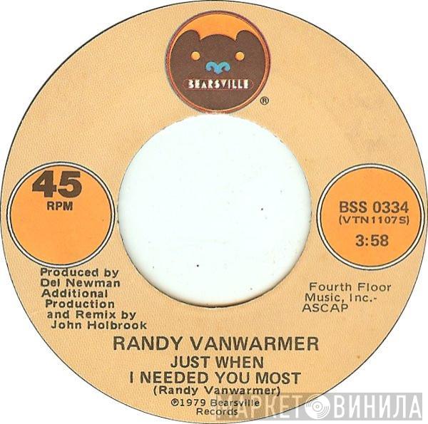 Randy Vanwarmer - Just When I Needed You Most / Your Light